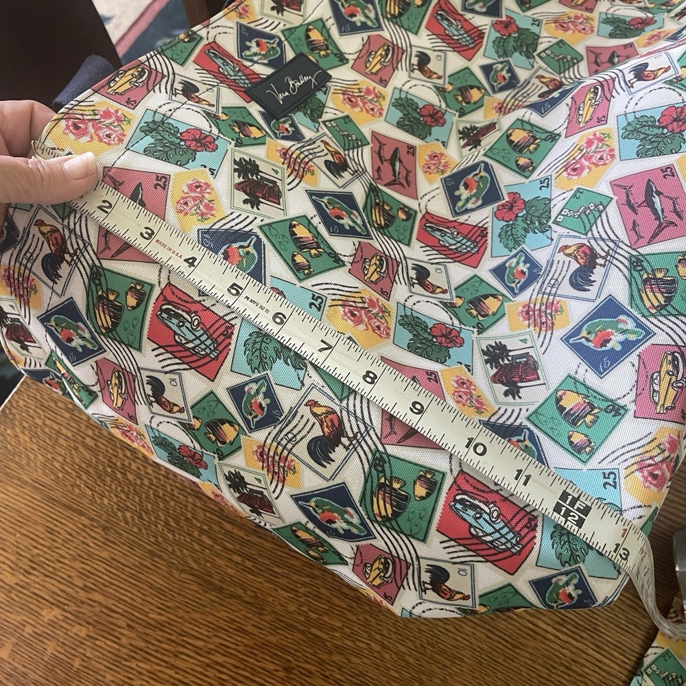 Vera Bradley Cuban Stamps Drawstring Family Tote and Mini Ditty Travel Set NWT - Picture 15 of 15